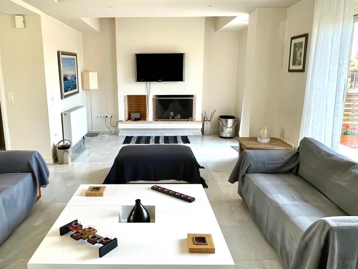 Legrena Beach Villa Сунион Экстерьер фото