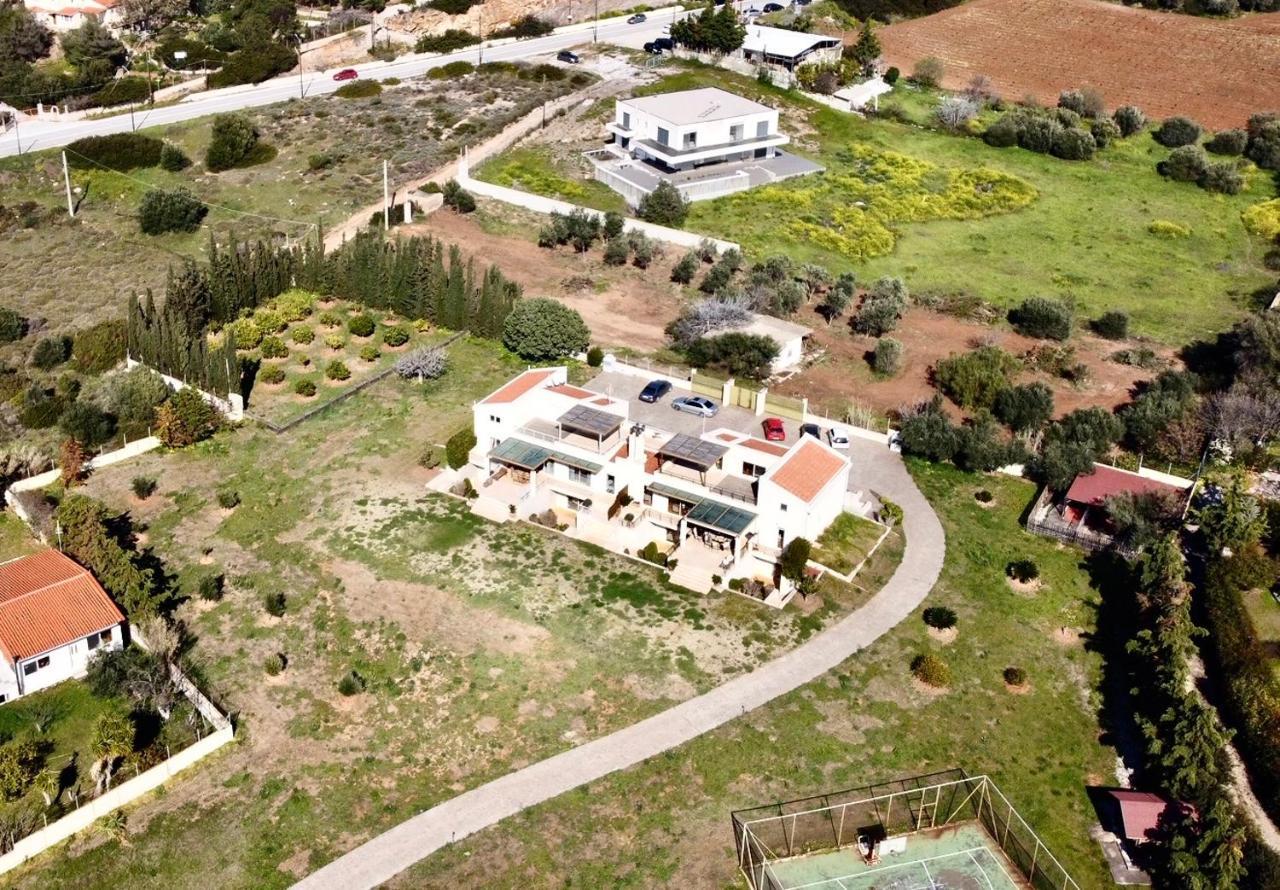 Legrena Beach Villa Сунион Экстерьер фото