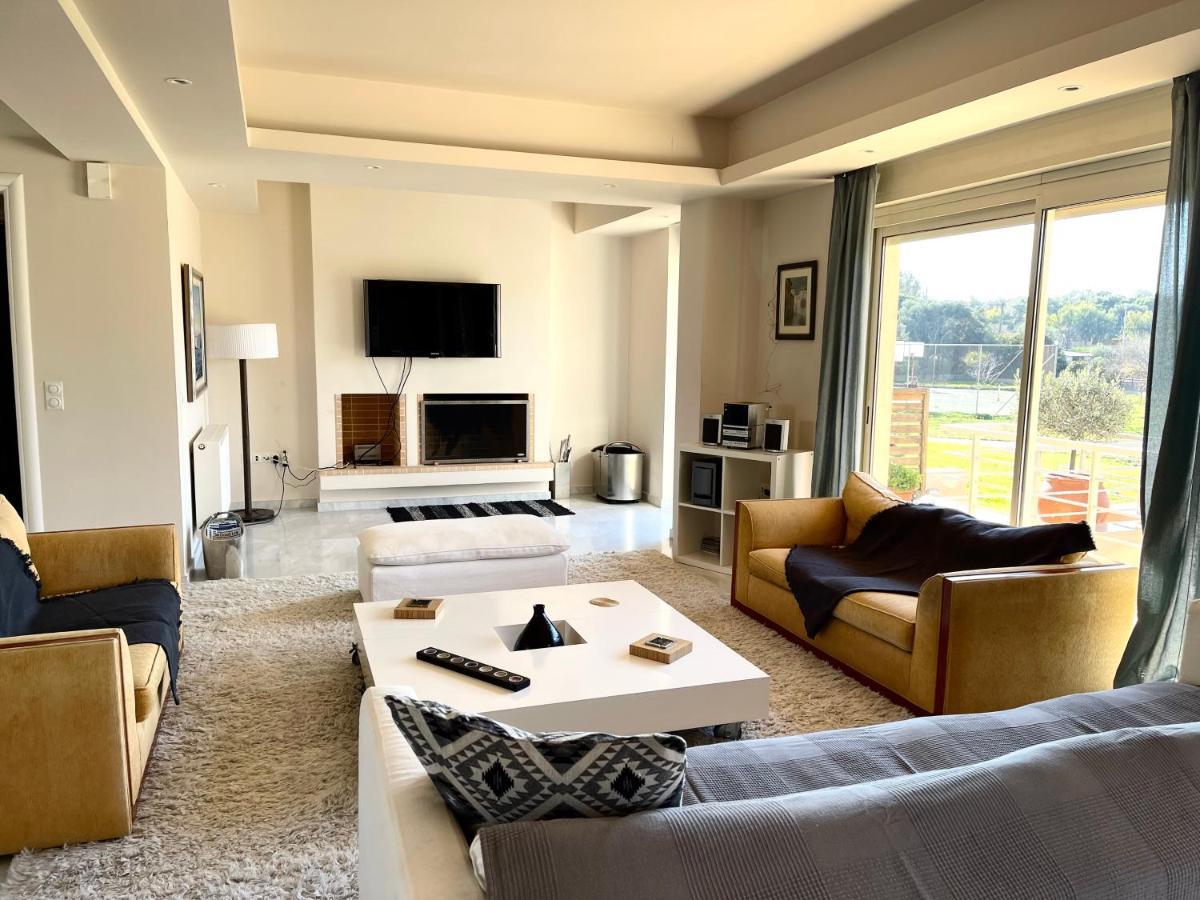 Legrena Beach Villa Сунион Экстерьер фото