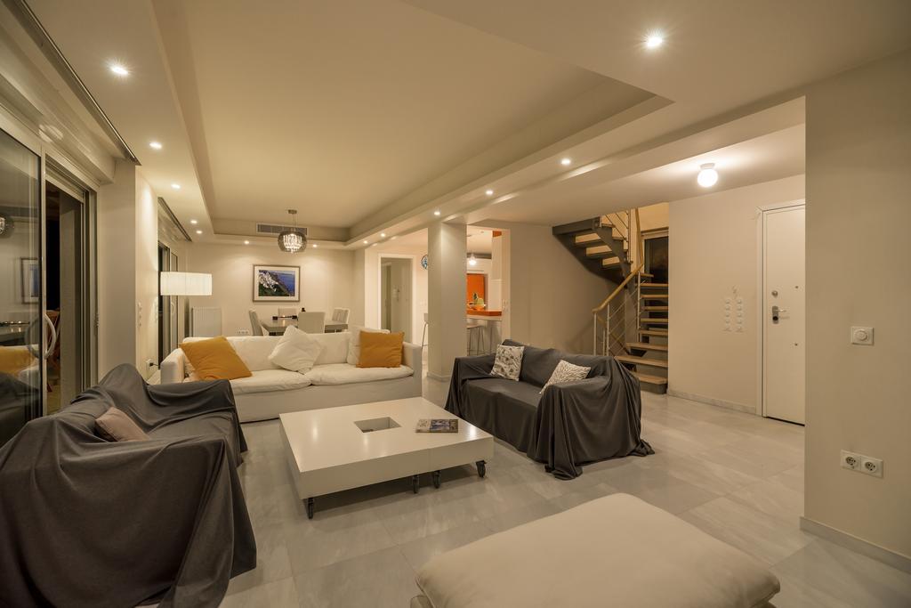 Legrena Beach Villa Сунион Экстерьер фото